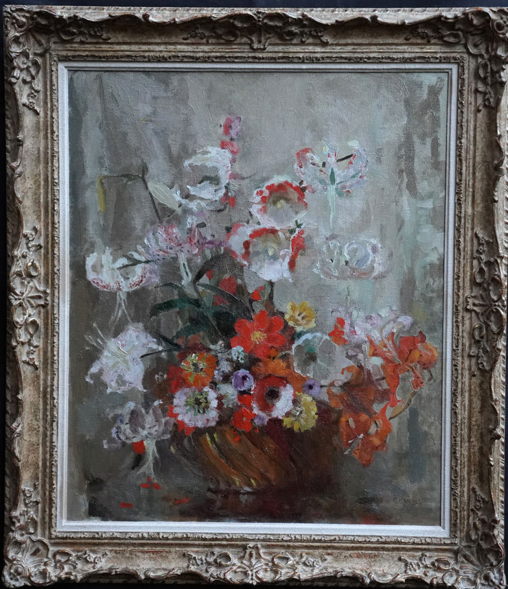 British Impressionist Floral by Theresa Norah Copnall at Richard Taylor Fine Art