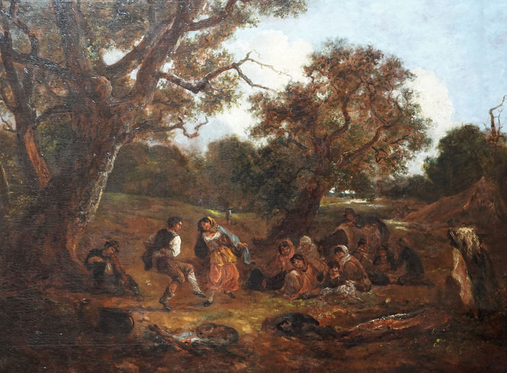 British Old Master Pastoral Landscape by Thomas Barker Richard Taylor Fine Art