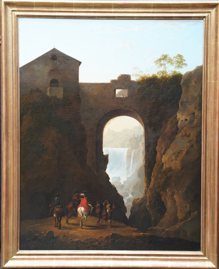 Tivoli Landscape Italy by Thomas Barker at Richard Taylor Fine Art