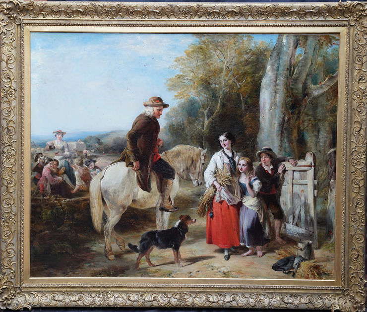 British Harvest Time by Thomas Falcon Marshall at Richard Taylor Fine Art