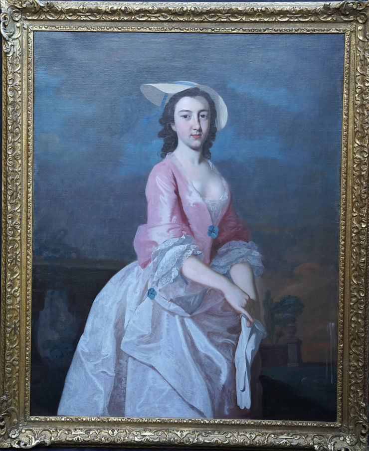 British Portrait of a Lady by Thomas Hudson at Richard Taylor Fine Art