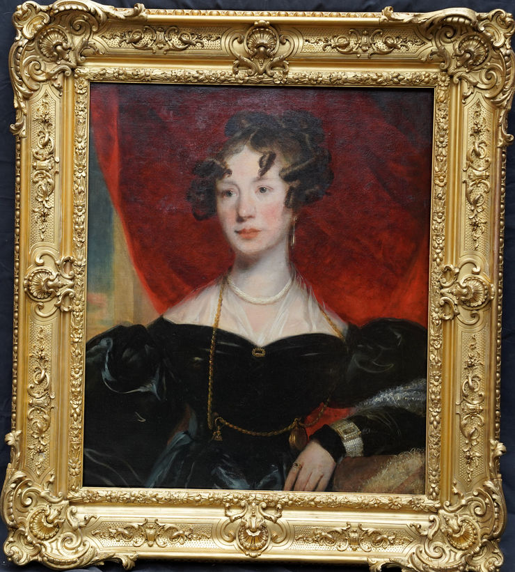 British Female Portrait by Thomas Lawrence at Richard Taylor Fine Art