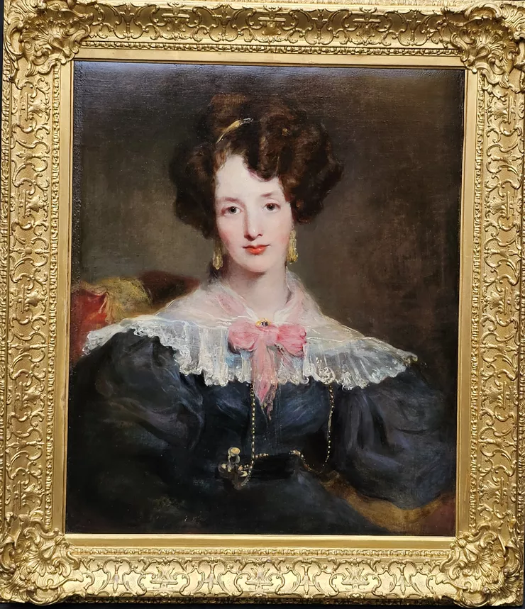 British Female Portrait by Thomas Lawrence at Richard Taylor Fine Art