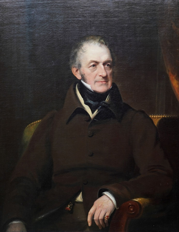 British 19th Century Portrait of a Gentleman by Thomas Lawrence Richard Taylor Fine Art