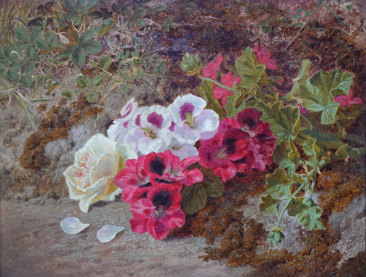 British Victorian Floral by Thomas Worsey Richard Taylor Fine Art