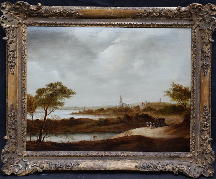Dutch Landscape by Pieter de Neyn at Richard Taylor Fine Art