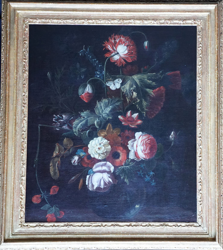Dutch Floral Arrangement by Simon Pietersz Verelst at Richard Taylor Fine Art