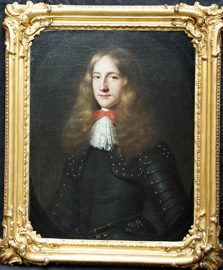 Flemish Male Portrait by Jakob Voet at Richard Taylor Fine Art