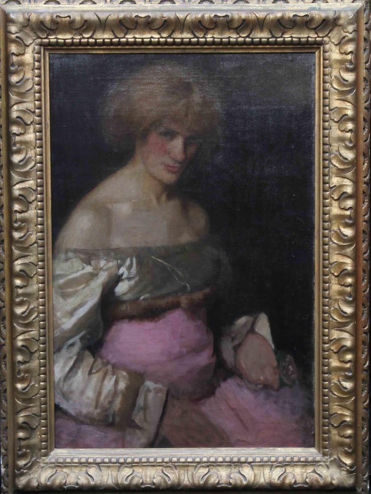 Lady in Pink by James Abbot McNeil Whistler at Richard Taylor Fine Art