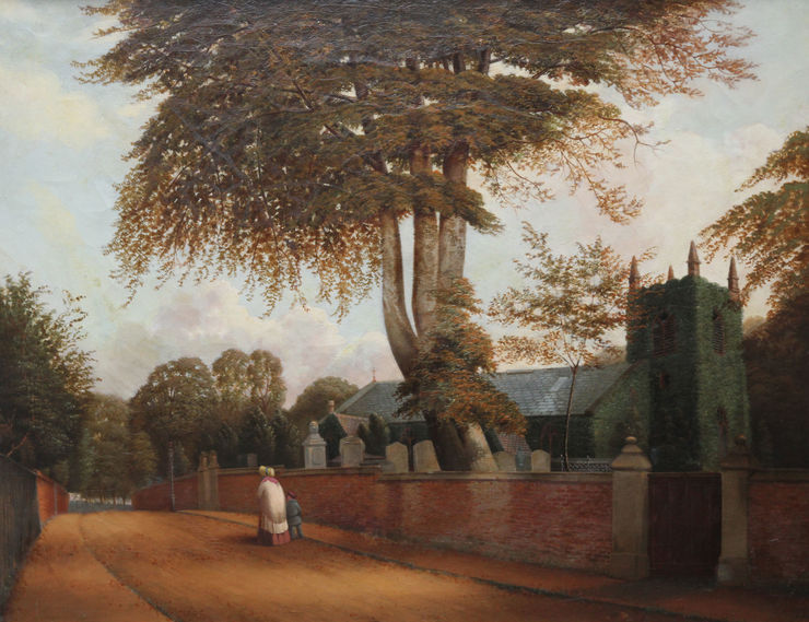 Edgbaston Church by William Bromley Richard Taylor Fine Art