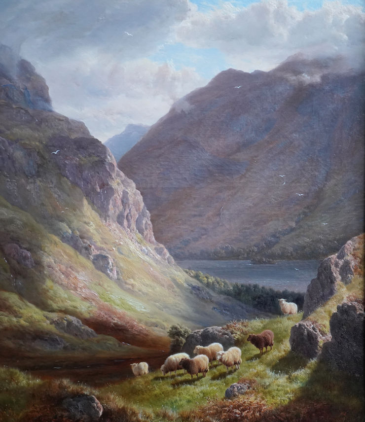 British Victorian Landscape by William M Davies Richard Taylor Fine Art