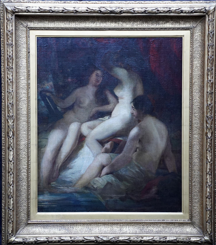 British art Nymphs Bathing by William Etty at Richard Taylor Fine Art