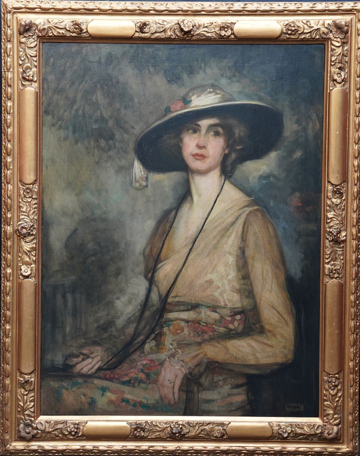 British Female Portrait by William George Robb at Richard Taylor Fine Art