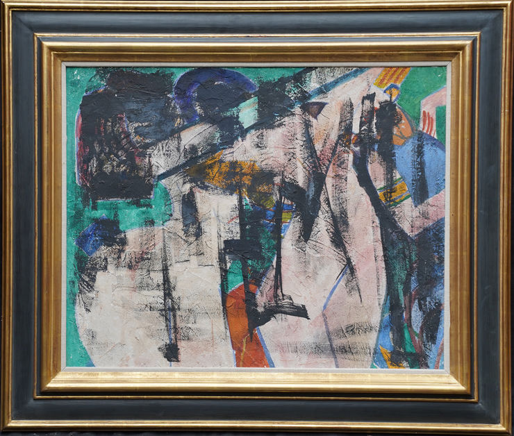 Scottish Abstract Art by William Johnstone at Richard Taylor Fine Art