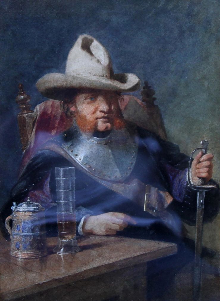 William John Wainwright (1855â€%u201C1931) A Cavalier 