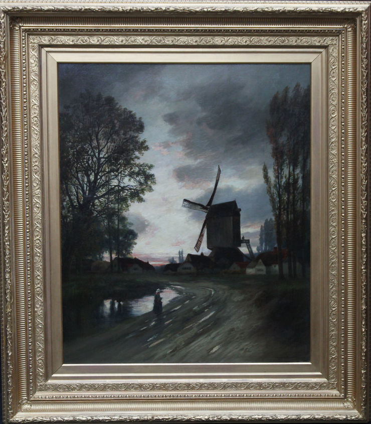 william beattie brown - scottish windmill - richard taylor fine art