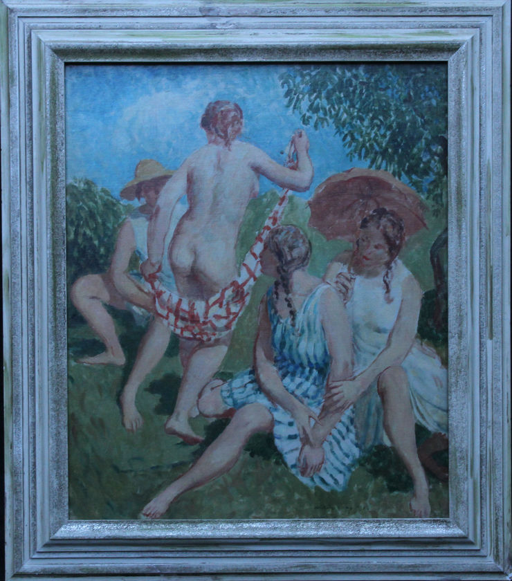 Slade School Post Impressionist oil painting by William Dring at Richard Taylor Fine Art