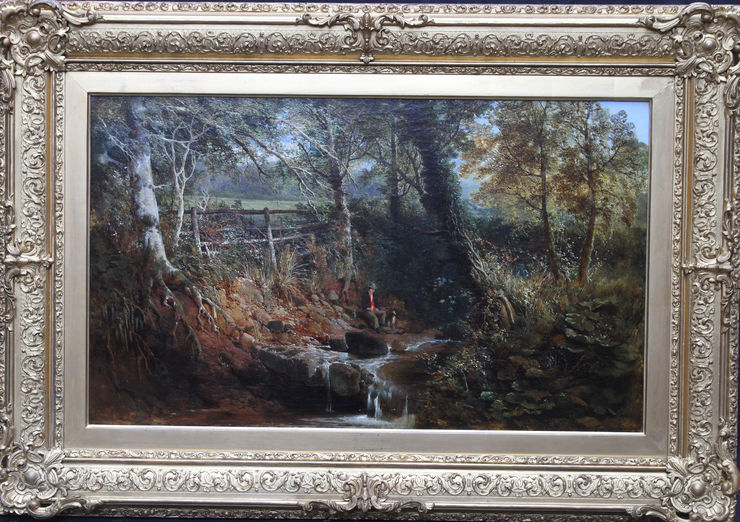 Hinton Somerset Landscape by William E Jones  at Richard Taylor Fine Art