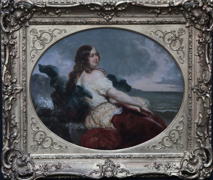 British Victorian Seashore Portrait by William Edward Frostat  Richard Taylor Fine Art