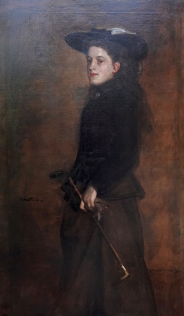 Portrait of Mary Martin in Riding Habit