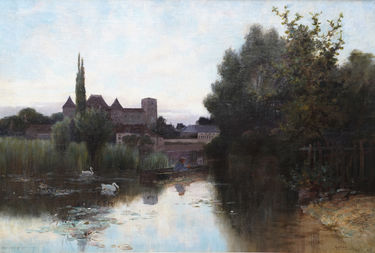 Chateau de Nemours - French Landscape