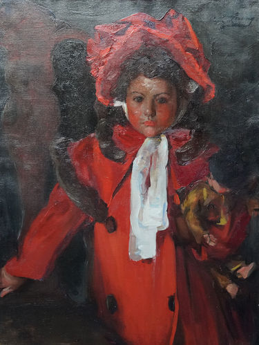 Portrait of a Girl in a Red Coat