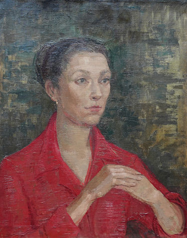 Portrait of a Lady in Red