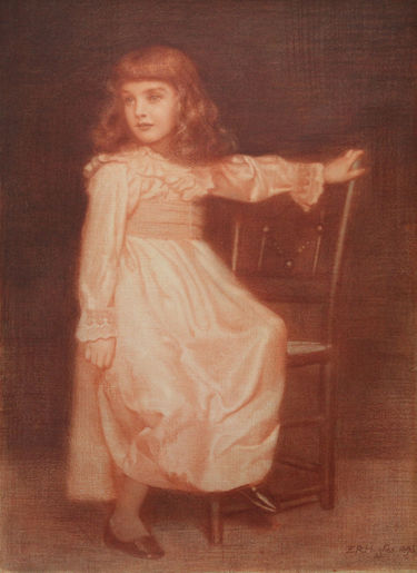 Pre-Raphaelite Portrait of Elaine Blunt