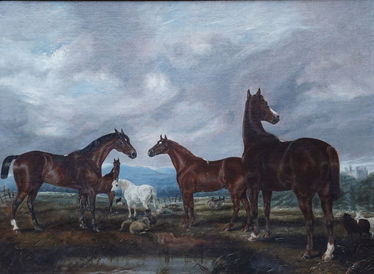 Horses in a Landscape