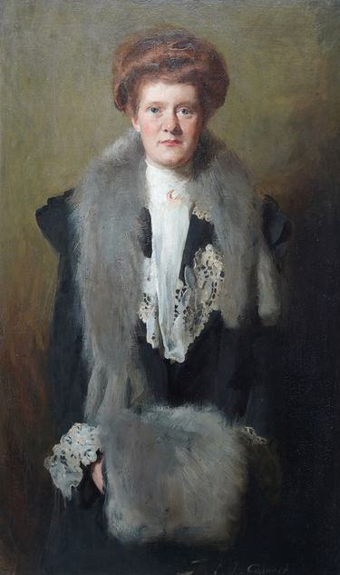 Portrait of a Lady in Stole and Muff