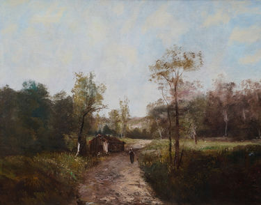 Woodland Landscape with Figure