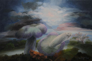 Landscape with Mushrooms ll