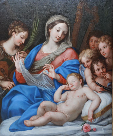 The Madonna and Child with Saint Catherine and Putti