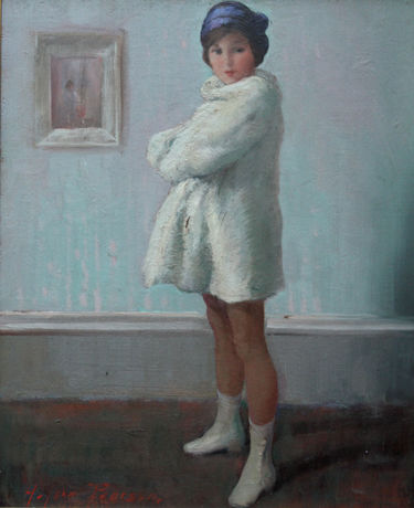 Portrait of a Girl in a White Coat