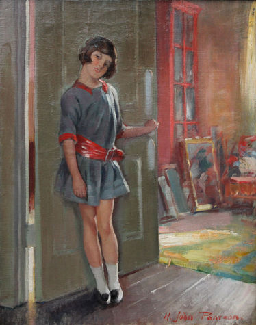 Portrait of a Girl in an Interior