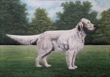 Portrait of an English Setter - Glaisnock Jim