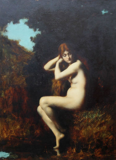 La Source - Female in a Landscape
