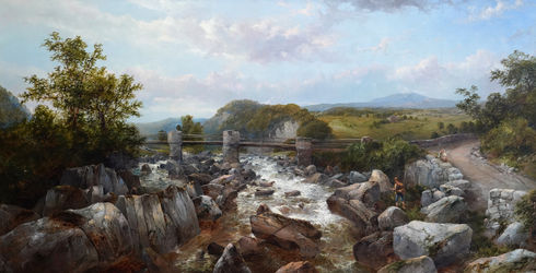 Highland River Landscape