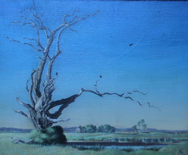 Elegy to a Dead Tree - Kent Landscape