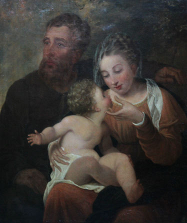 The  Holy Family - The Rest on the Flight to Egypt
