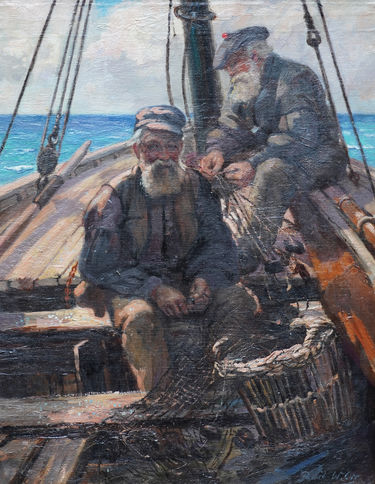 Fishermen Sailors at Sea
