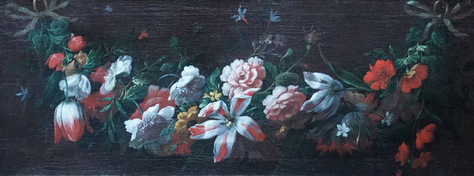 Still Life Garland of Flowers