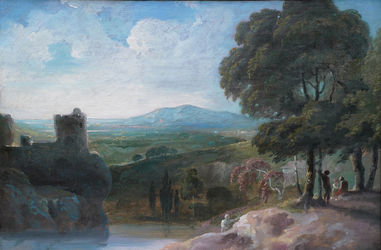 landscape with Ruins and Figures