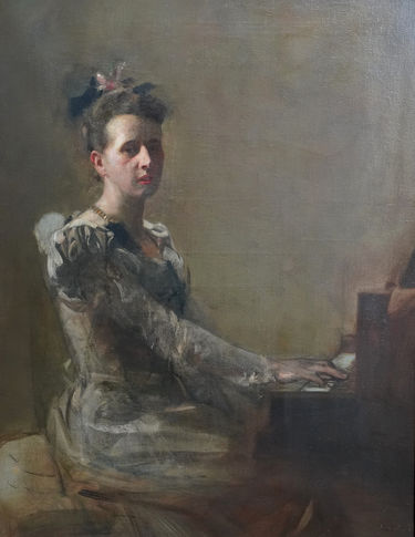 Portrait of Miss Isabella H. Gardiner at the Piano  