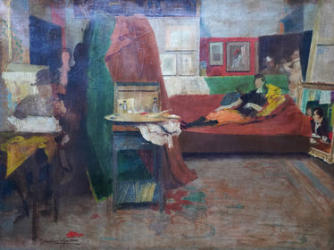 Interior of Artist's Studio