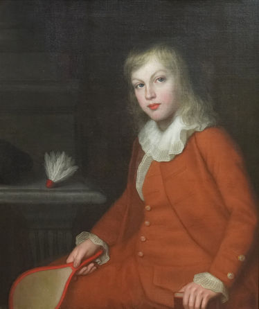 Portrait of Robert Monypenny with Racket