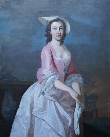 Portrait of a Lady with White Gloves