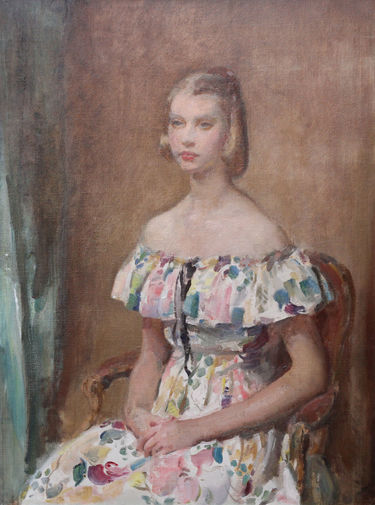 Impressionist Portrait of a Young Lady 
