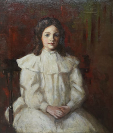 Edwardian Portrait of a Young Girl