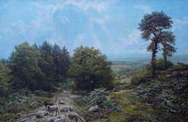 ../British Landscape by George William Mote Richard Taylor Fine Art